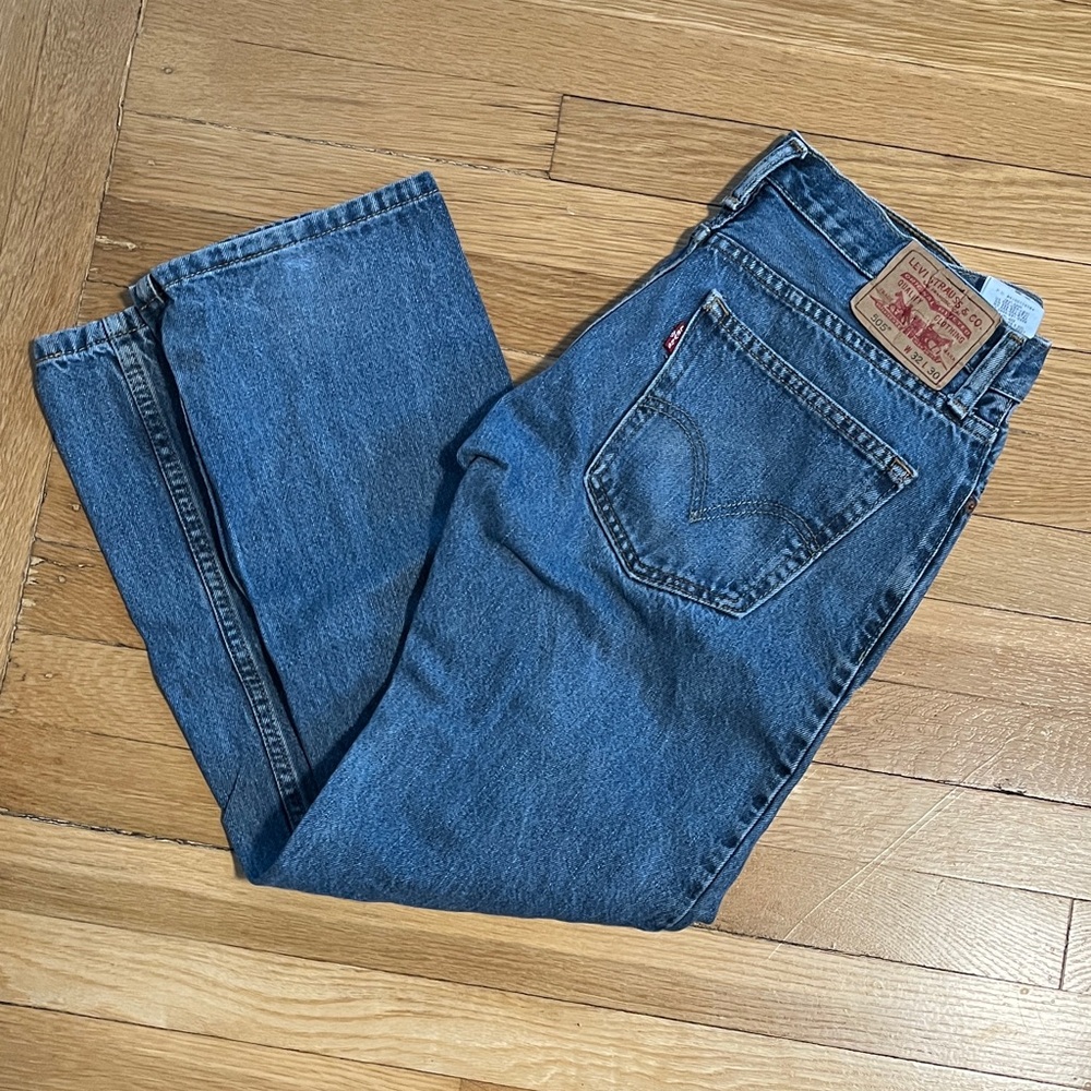 Levi's Classic 505 Straight Blue Jeans